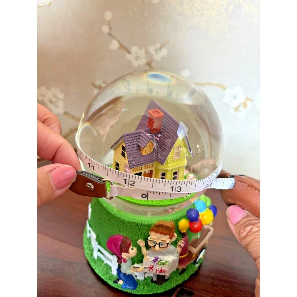 Disney Pixar Up Carl & Ellie Mailbox House Musical Snow Globe Love Story
